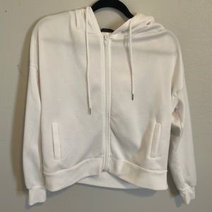 white hoodie